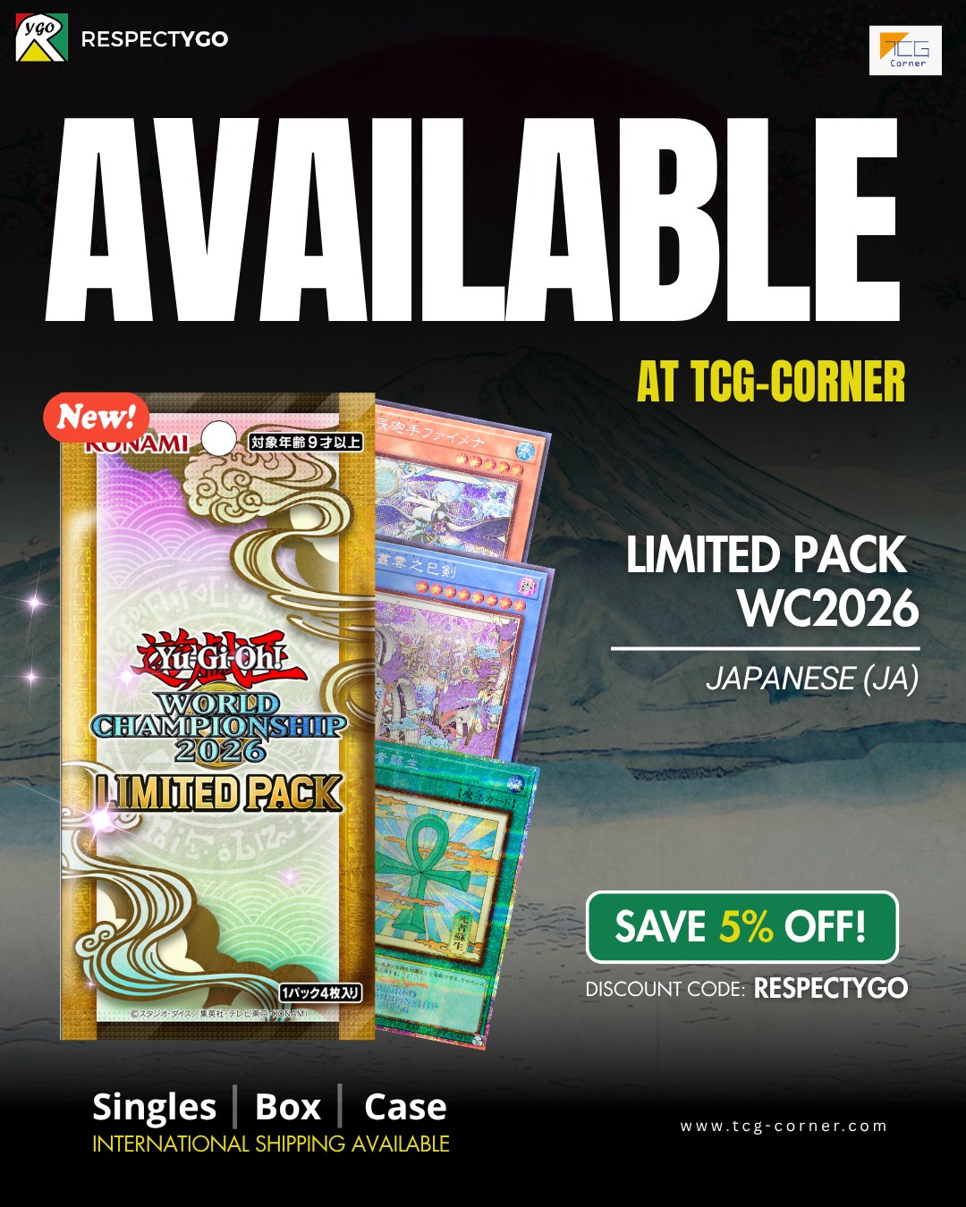 📣Limited Pack - World Championship 2026 OUT NOW ‼ Maximize your