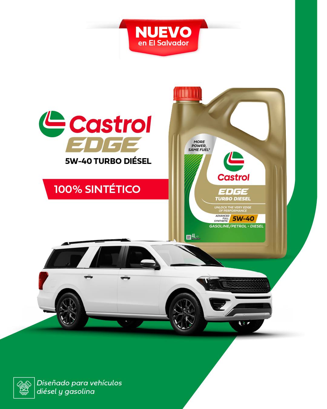 ¡Castrol EDGE TURBO DIÉSEL 5W-40! Con... - Castrolelsalvador | Facebook