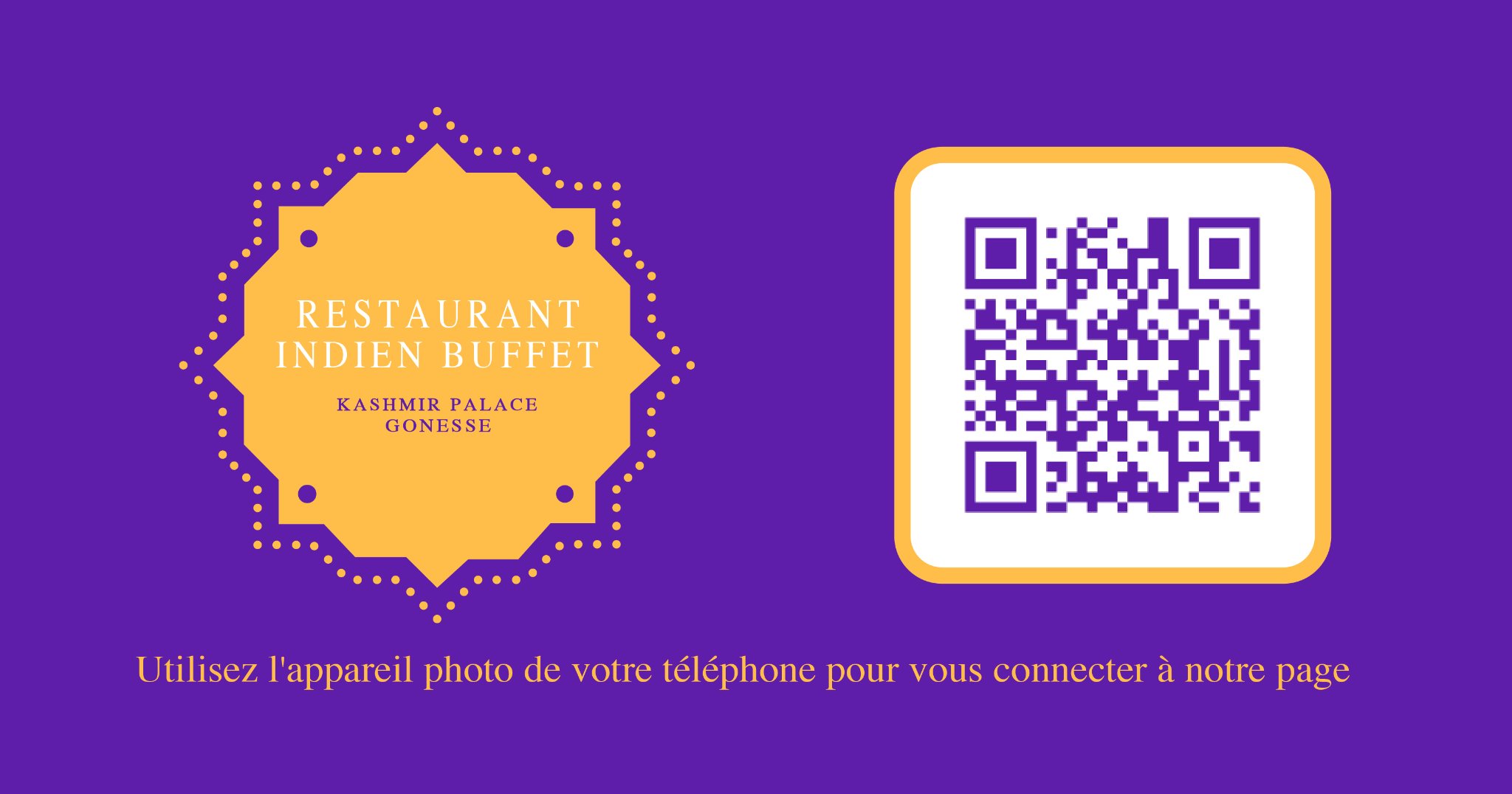 Restaurant Indien Buffet à Volonté Kashmir Palace Gonesse