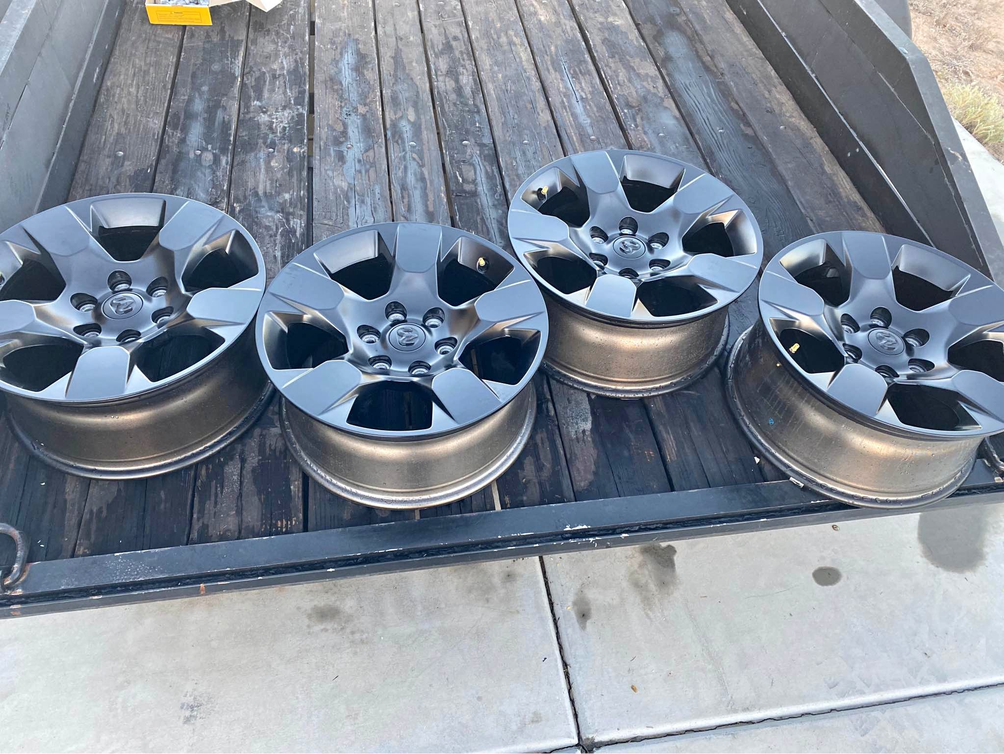 Ram Black Rims 6 lug OEM 2019-2024 1500 - Car Wheels, Tires & Parts ...
