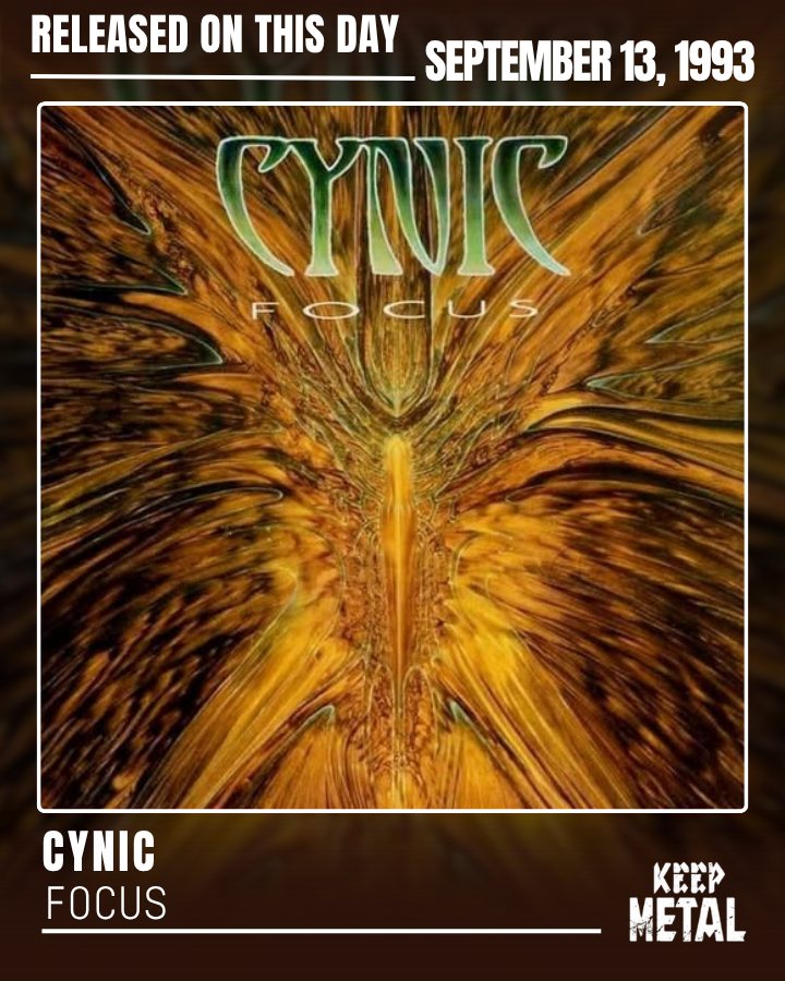 CYNIC Focus CD 93年 ピック付き Cynic 🔥 Focus — Debut Studio Album 💿 Released on September 13