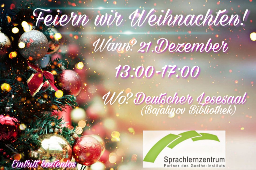 Endlich Ist Weihnachten Und Wir Mochten Centr Nemeckogo Yazyka