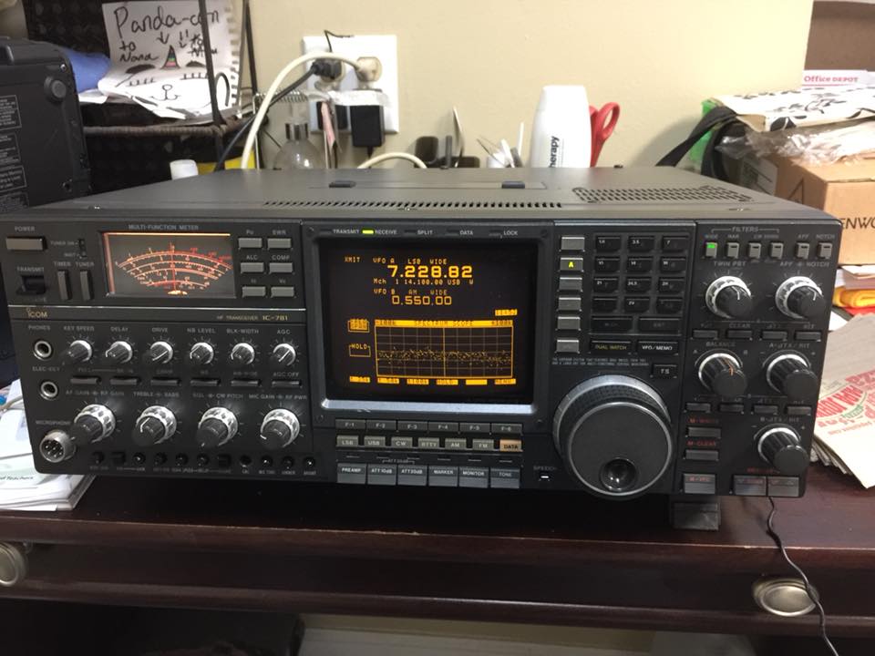 Good old Icom IC-780 !!! Working a treat, just needs some TLC
