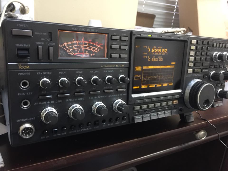 Good old Icom IC-780 !!! Working a treat, just needs some TLC