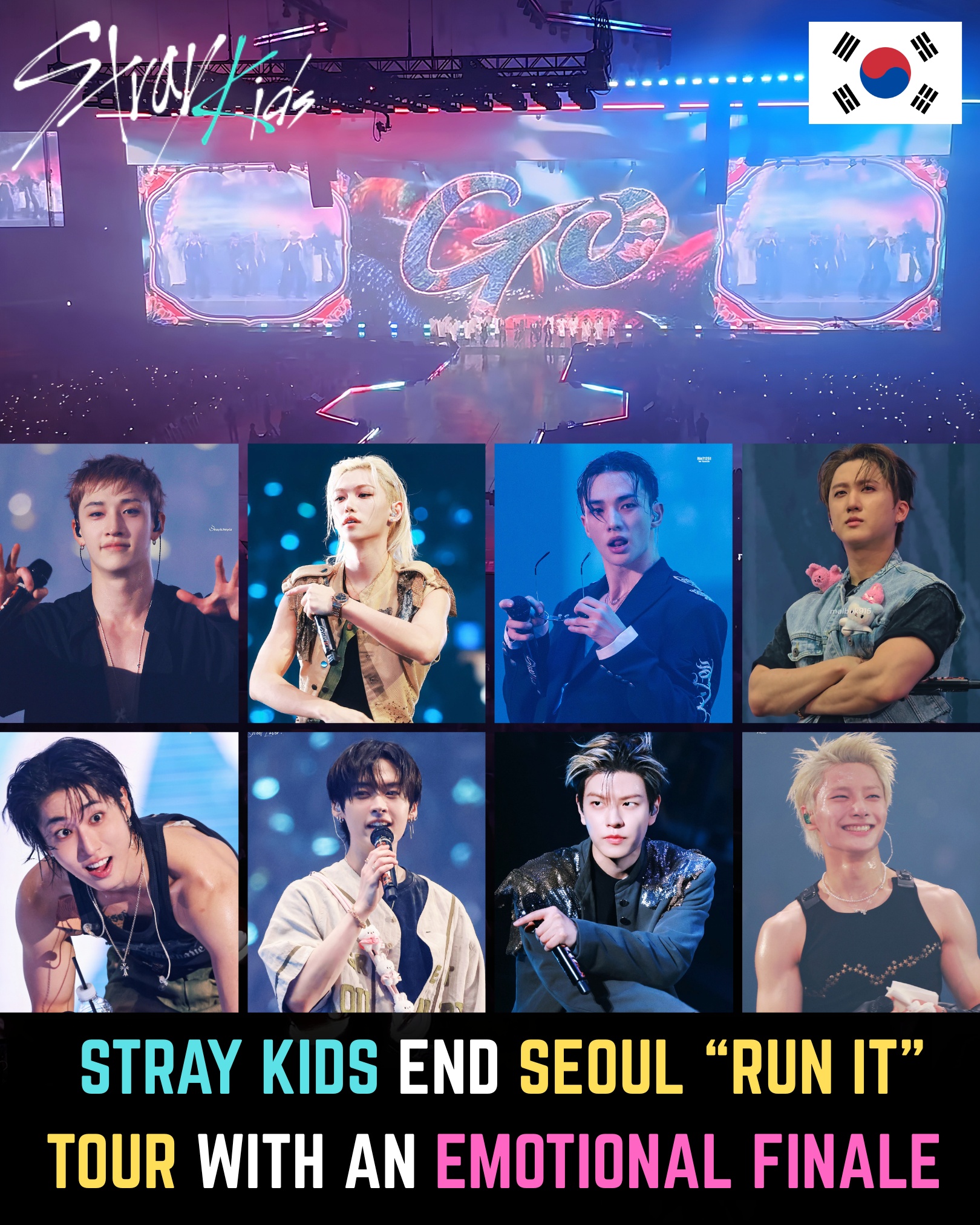 💖 Stray Kids Wrap Up the Seoul “RUN IT” Tour with an Emotional