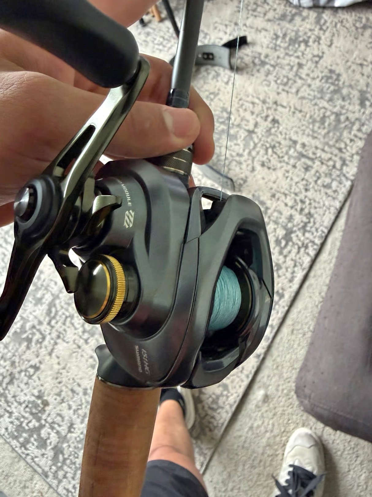 left handed shimano curado DC, Baitcasting, 151 Built to fish big baits for big fish Shimano Curado K MGL 71