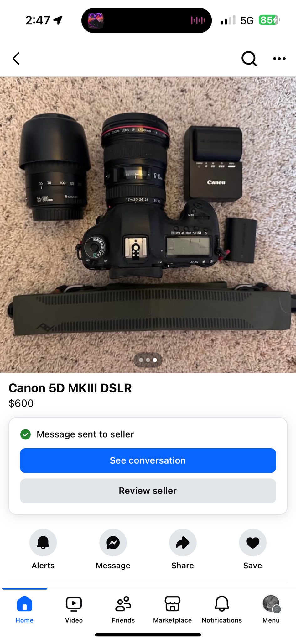 Should I buy a used Canon EOS 5D Mark III with a 17-40mm lens?