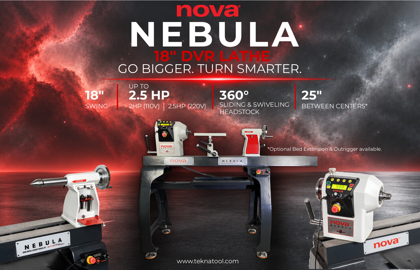 Go bigger. Turn smarter. When your projects demand more, the NOVA