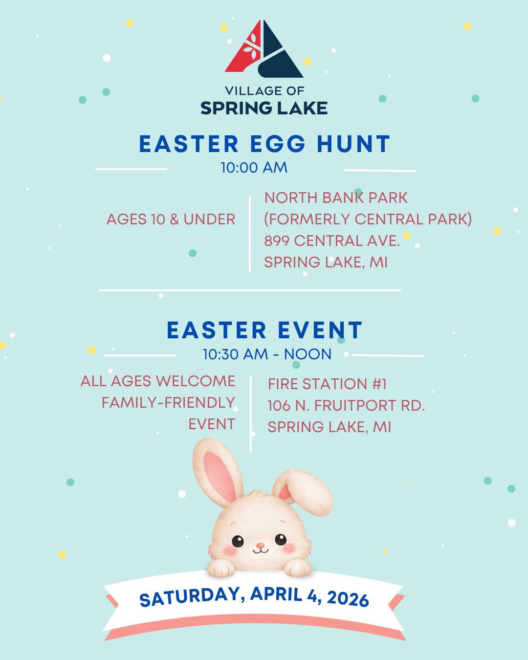 Spring Lake Village Easter Egg Hunt/Event