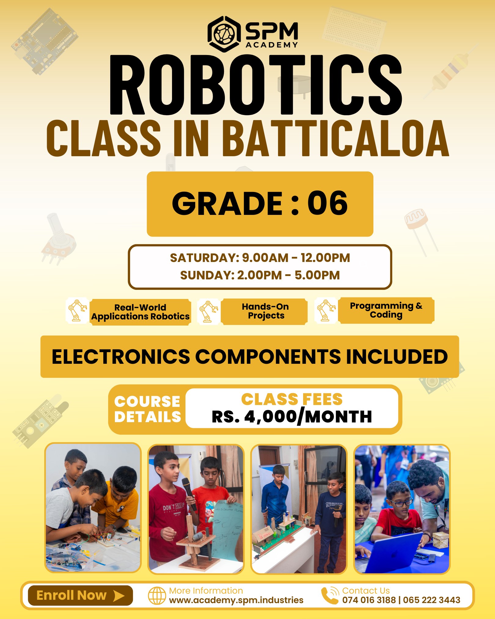 SPM - 🚀 SPM Academy – Batticaloa 🤖💻 Robotics & Coding classes for kids ...