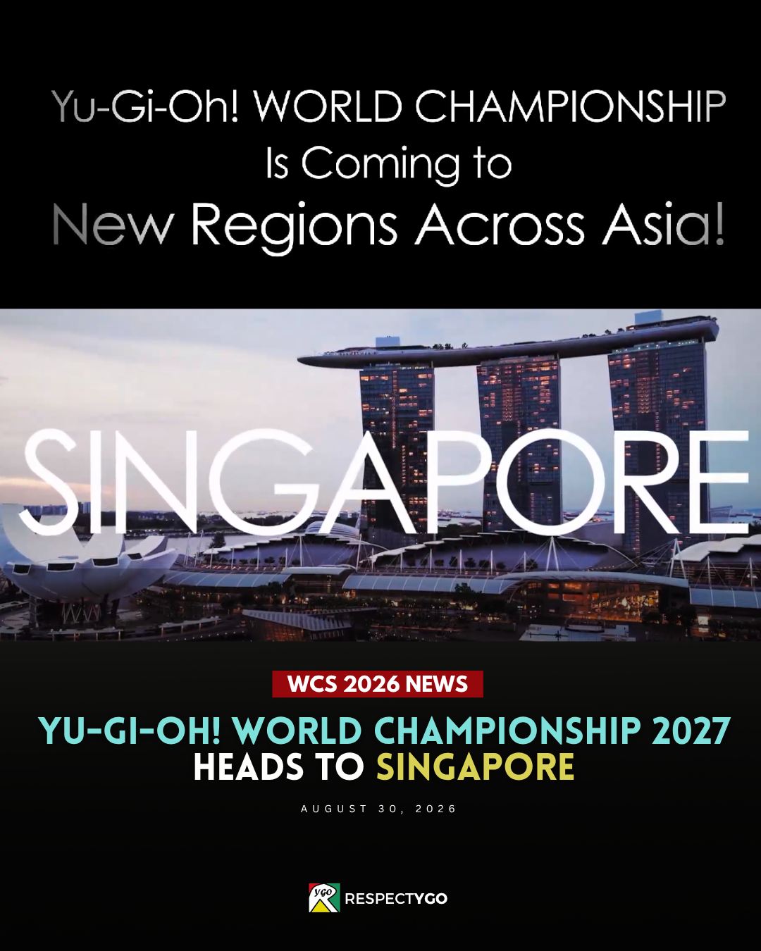 Yu-Gi-Oh! World Championship 2027 heads to Singapore