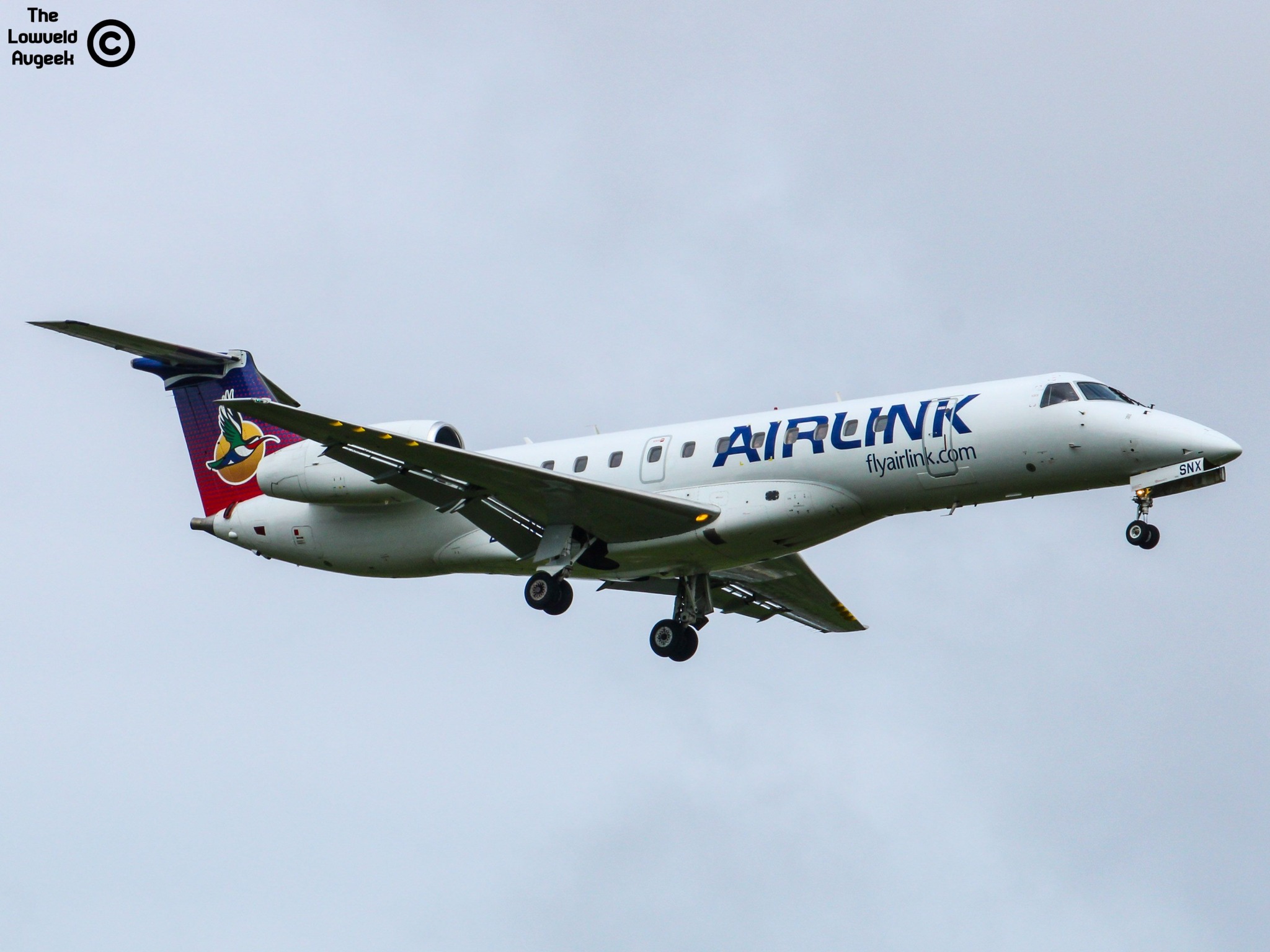 Embraer ERJ-135LR South African Airlink spotted at JNB