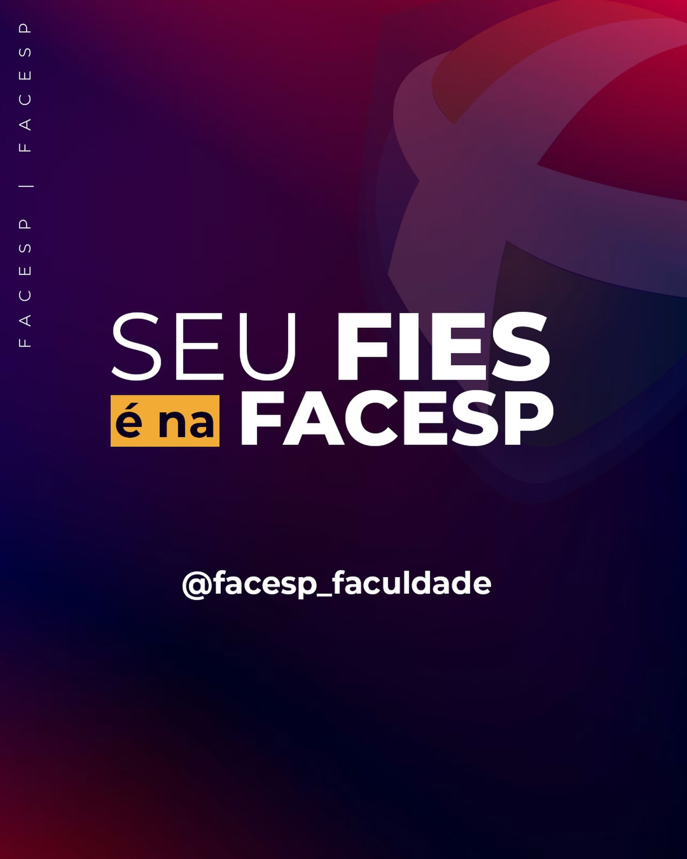 Facesp - Nossos alunos são assim: com selo de qualidade! Isso porque ...