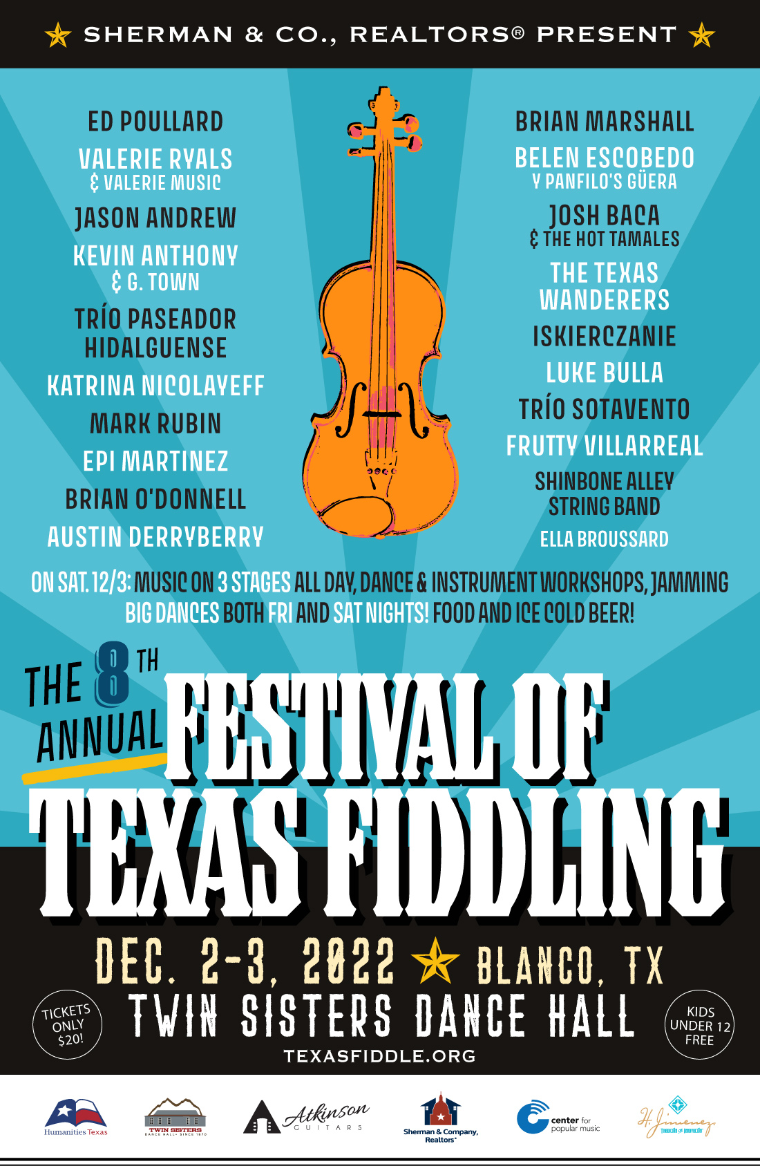 ATTENTION FIDDLE FANS!!! Llano Fiddle Fest Concert & Dance Tickets