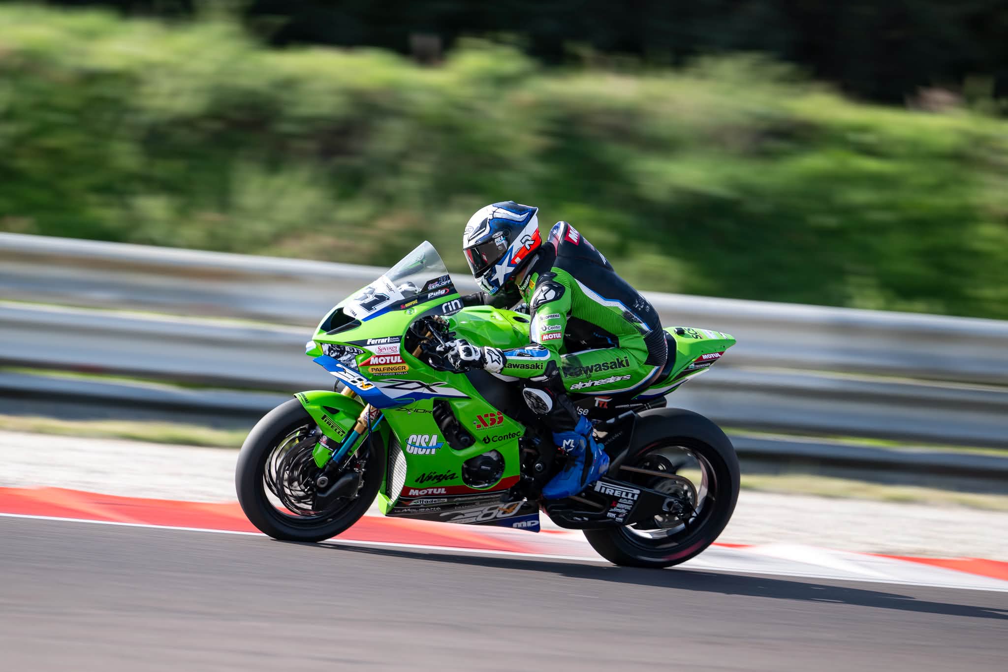 Kawasaki WorldSBK team's Saturday results