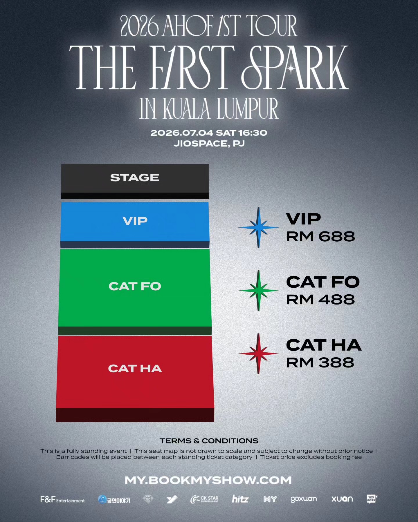 AHOF TheFirstSpark in kuala lumpur トレカ 2026 AHOF 1st TOUR - THE FIRST SPARK IN KUALA LUMPUR 📆 July 4
