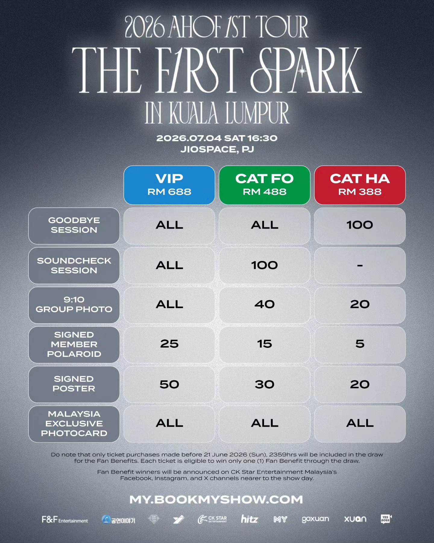 2026 AHOF 1st TOUR - THE FIRST SPARK IN KUALA LUMPUR 📆 July 4