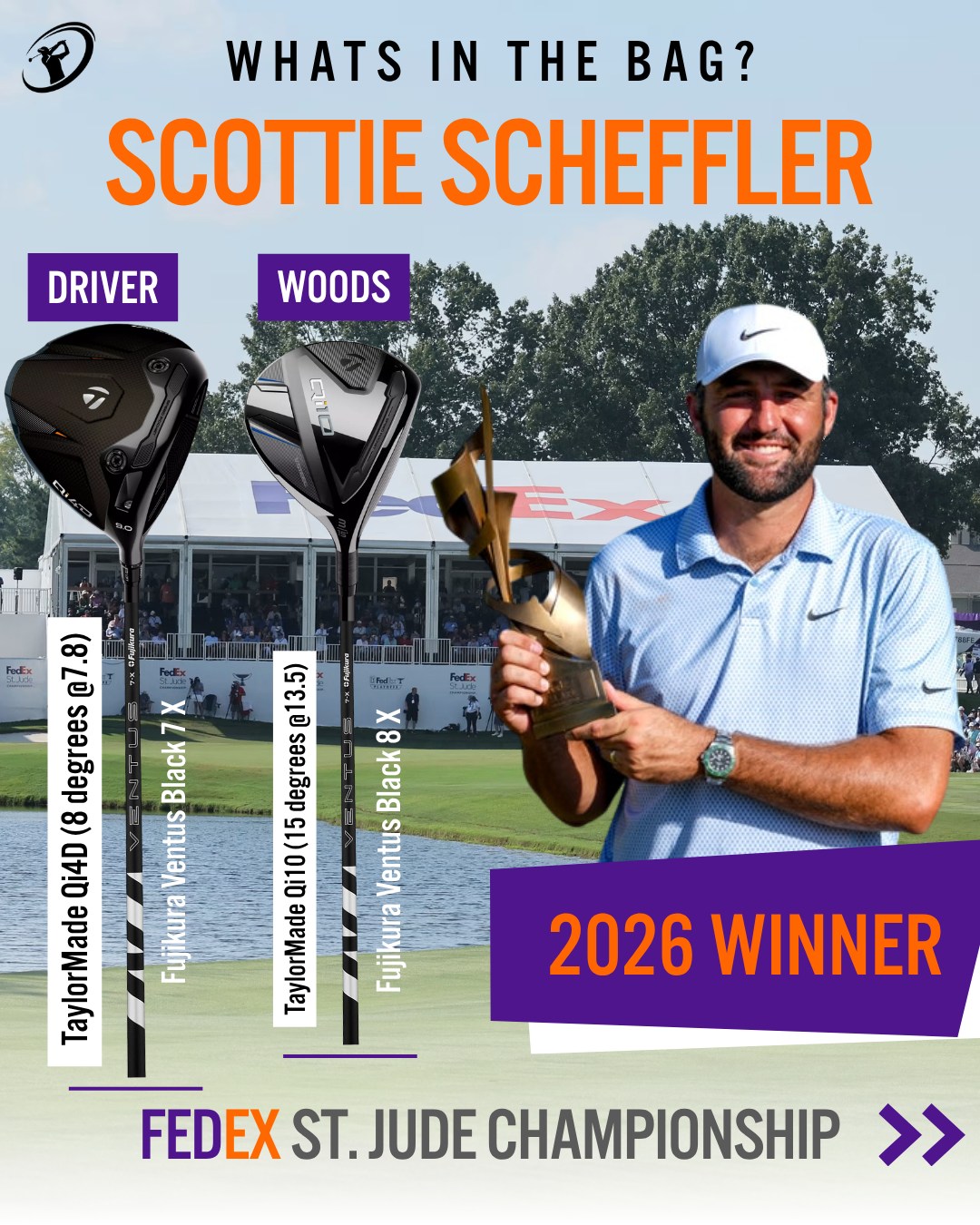 Back in the winner circle. 🏆 Fujikura Golf TaylorMade Golf True