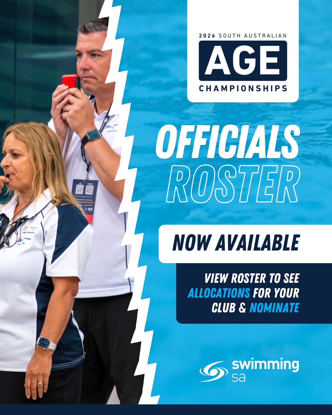 Swimming SA - 🚨 The Officials roster is LIVE for the 2026... | Facebook