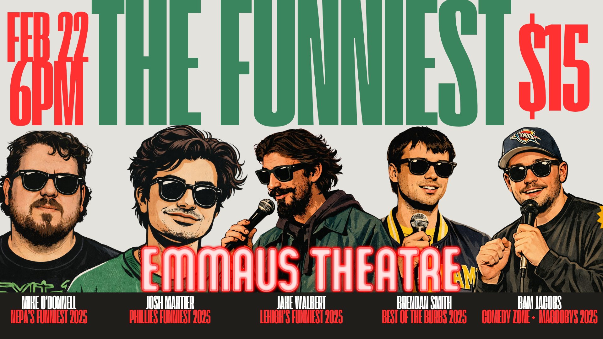 🎤 THE FUNNIEST 🎤 We’re bringing the... - The Emmaus Theatre | Facebook