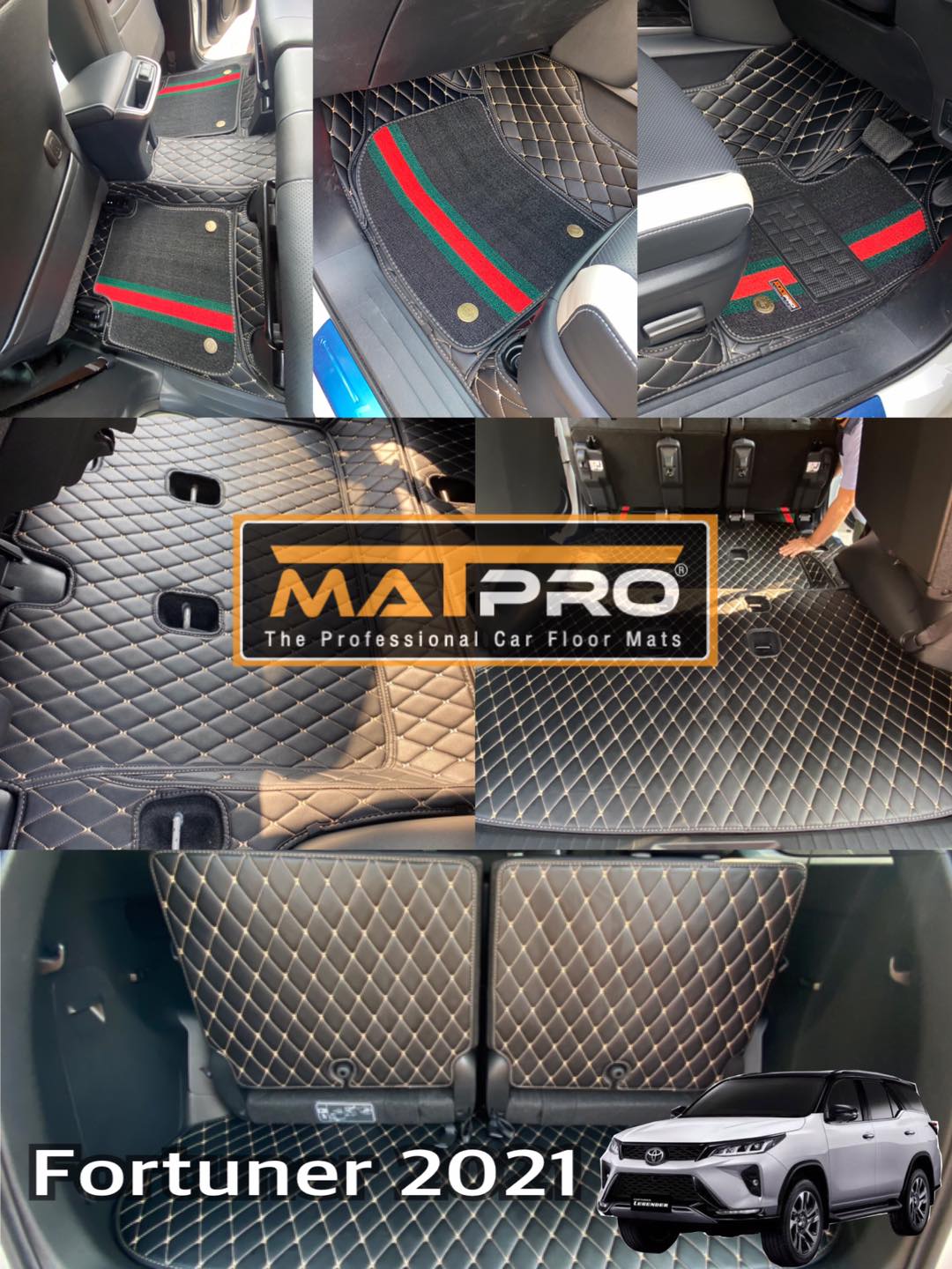 MatPro Thailand - พรม 7D Fortuner 2021 ดำด้ายครีม... | Facebook