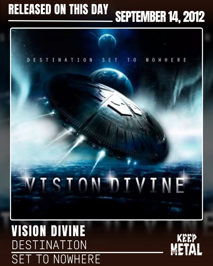 Vision Divine 🔥 Destination Set to Nowhere — 8th Studio Album