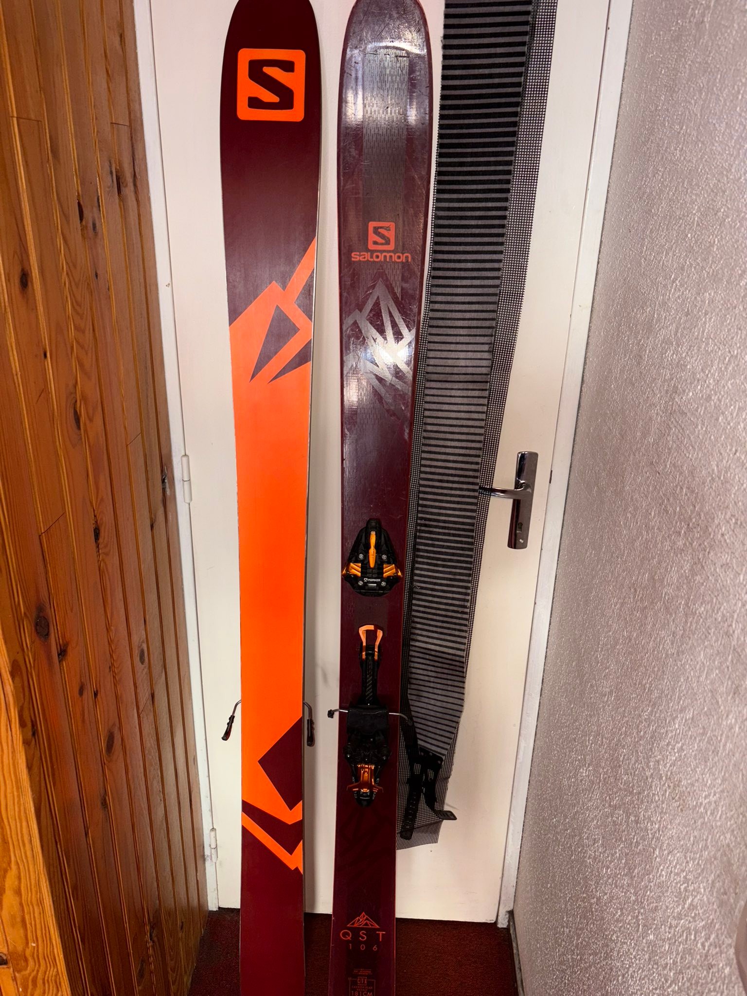 2018 salomon qst 99 skis 174cm marker squires 2026 100 (Cosmic Sky) + Griffon 13 ID Bindings Terrain Rocker 2.0 Salomon QST 106  181