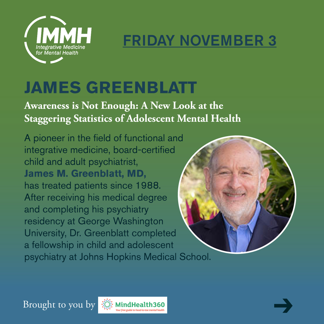 Dr. James... - IMMH - Integrative Medicine for Mental Health | Facebook