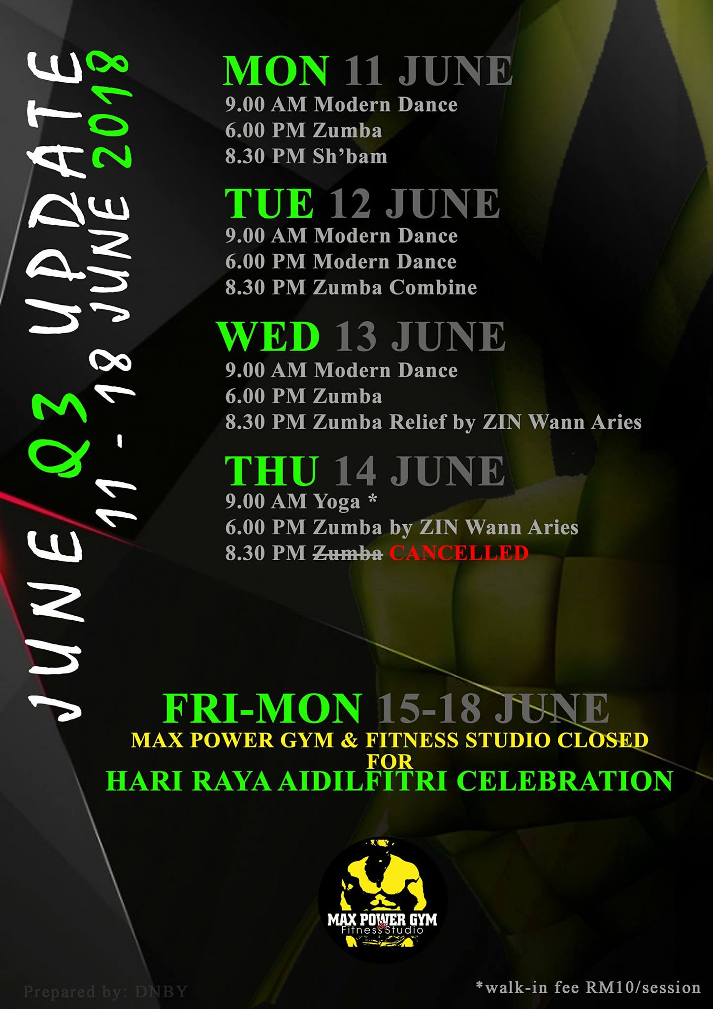 Hey Hey Hey June Q3 Class Update Max Power Gym And Fitness