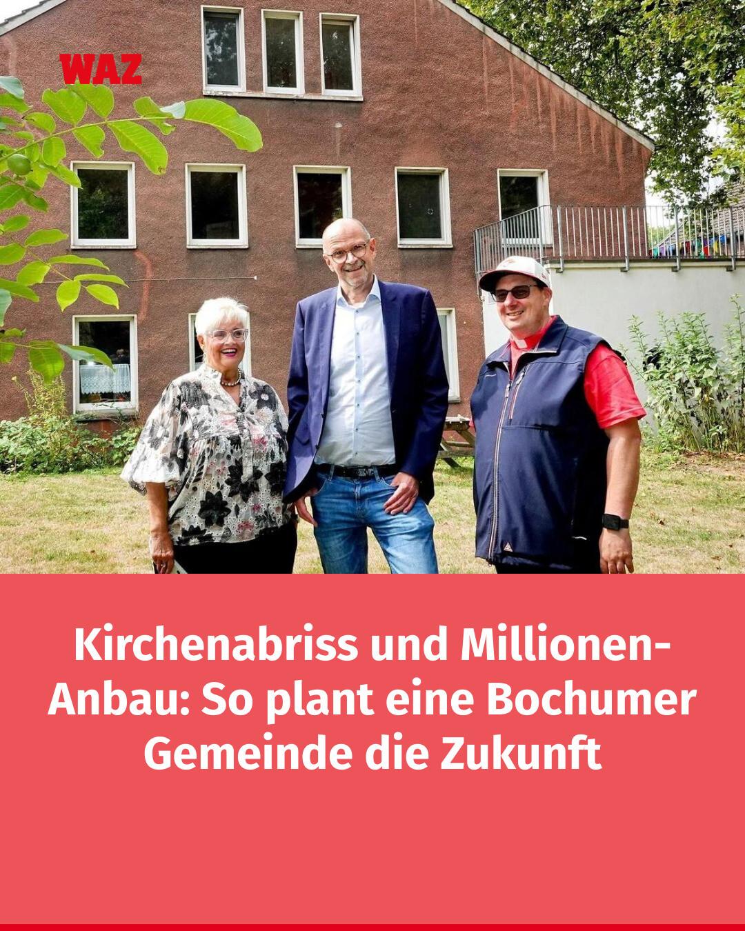Die Kirche dient nur noch als Möbellager. Nebenan entsteht für 1,2 Millionen Euro ein neuer Anbau. Mehr Details zu den Plänen in Bochum. 👉 https://www.waz.de/lokales/bochum/article412932816/kirchenabriss-und-millionen-anbau-so-plant-eine-bochumer