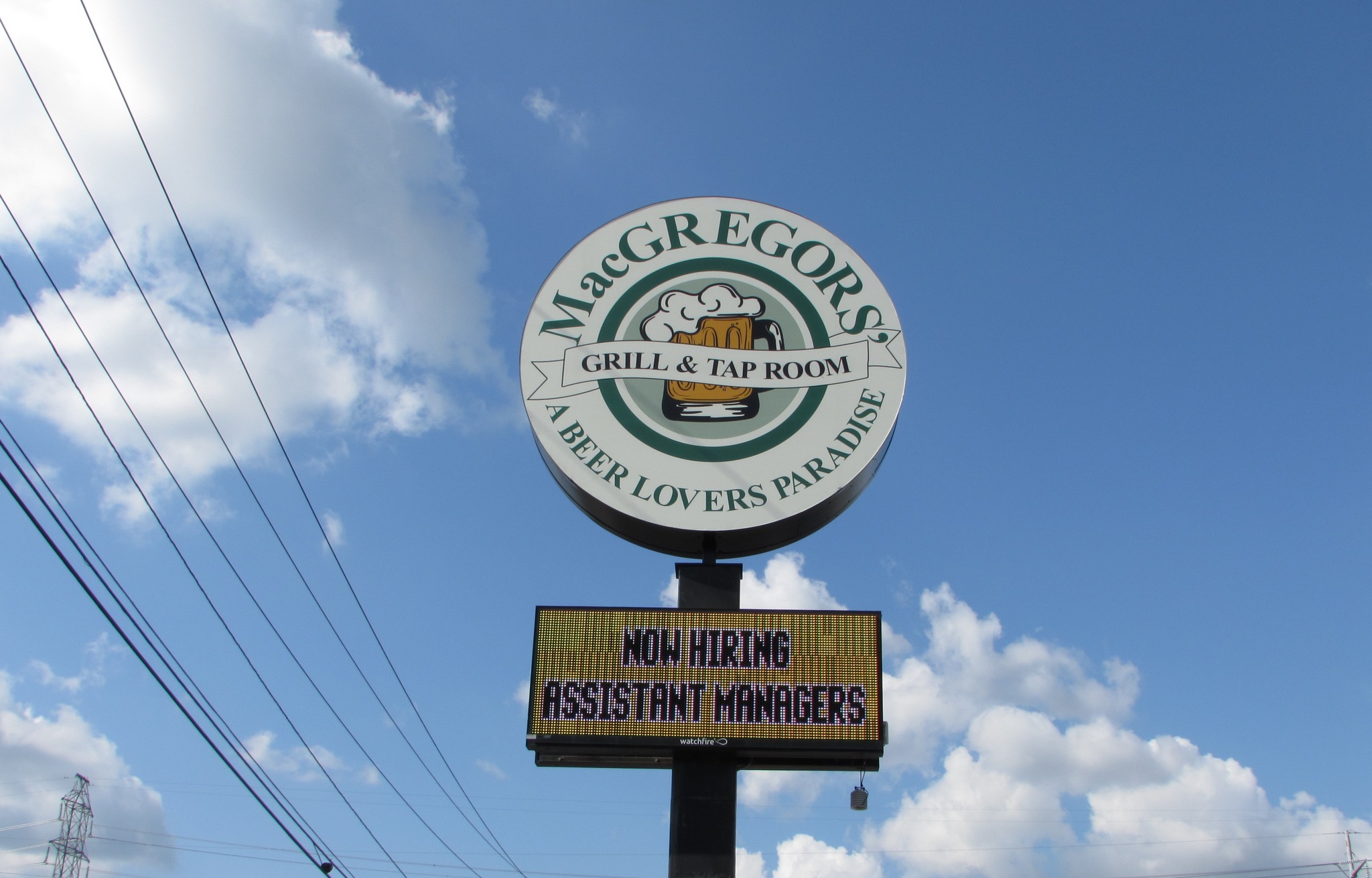 Skylight - The NEW sign Skylight Signs did for MacGREGORS'!! Stop in ...