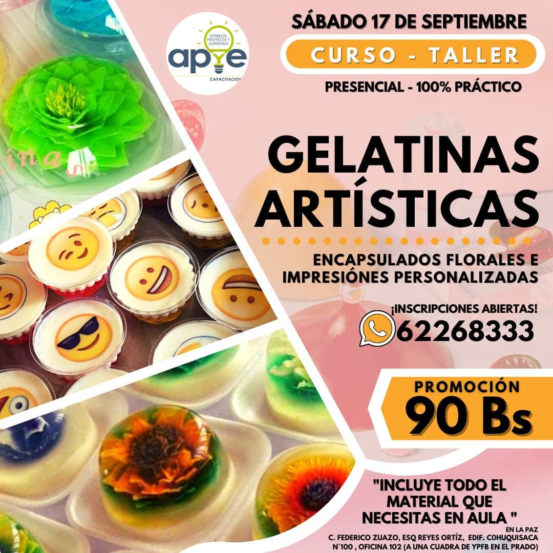 APYE - 🇧🇴 ¡PARA TODA BOLIVIA! 🏭 🍀💡APyE Capacitaciones💡🍀 Curso-Taller de ...