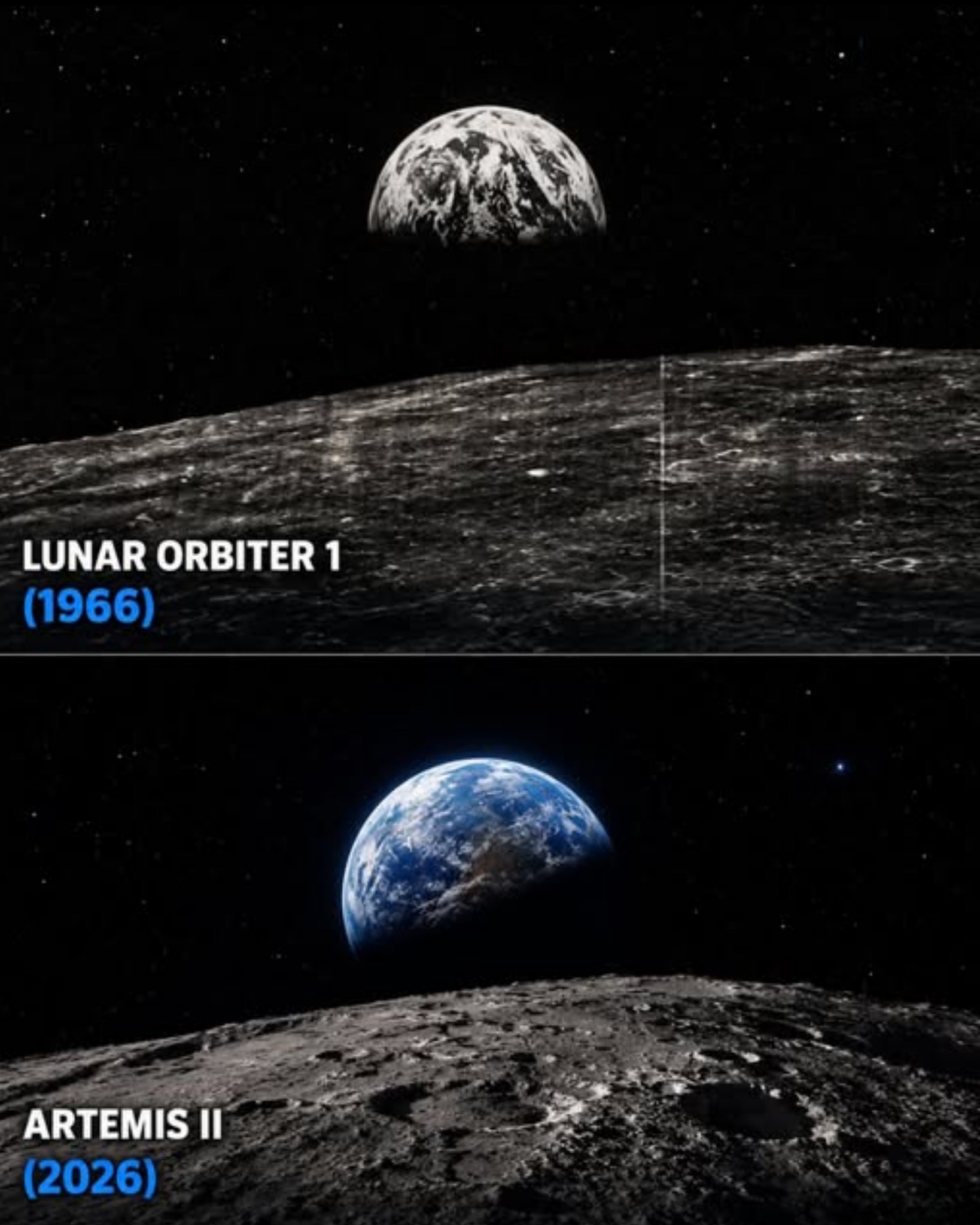 OTD 4/30/1967: NASA's #Surveyor3 sent back this photo from the