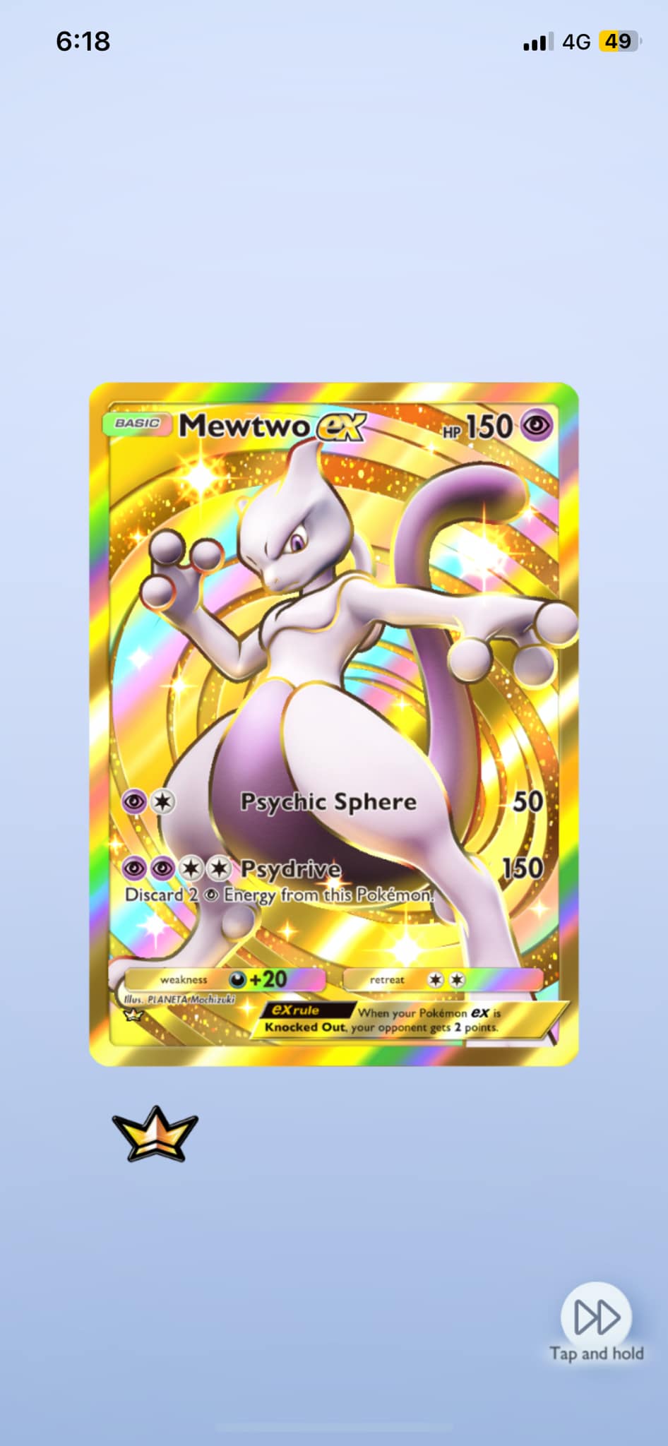 golden pokemon card mewtwo EX - 103/108 Pulling 3 gold Mewtwos in