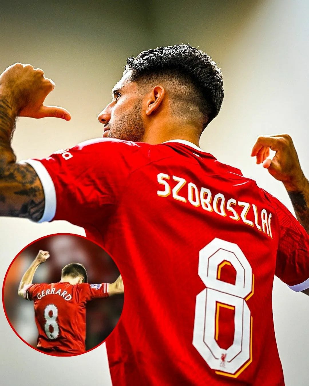 Szoboszlai on choosing number 8: “I have a tattoo from Steven