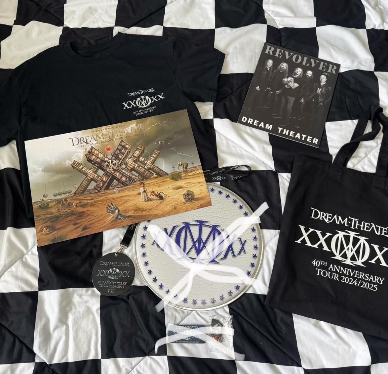 Dream Theater 40th Anniversary Tour Merchandise for Sale