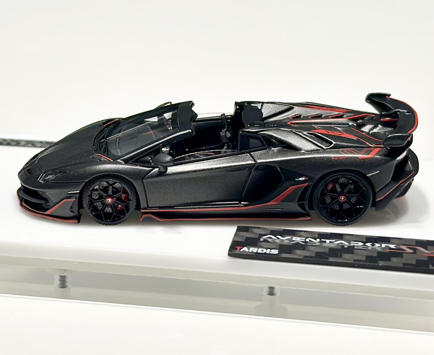 New Arrival Tardis 1/64th Lamborghini Aventador SVJ Roadster in