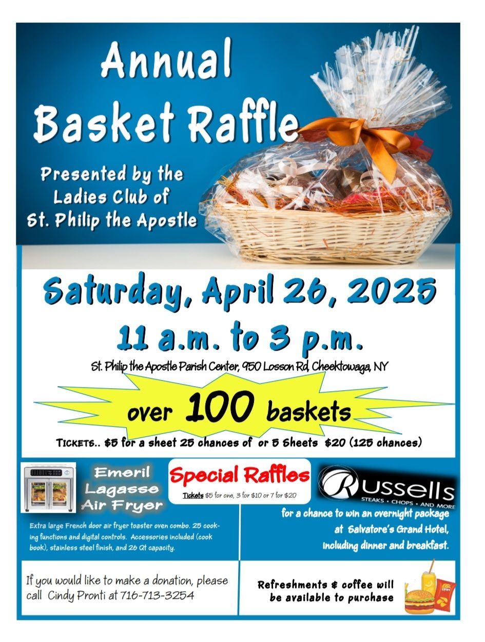 Western New York basket auctions | Join us for St Philip's Ladies Club ...