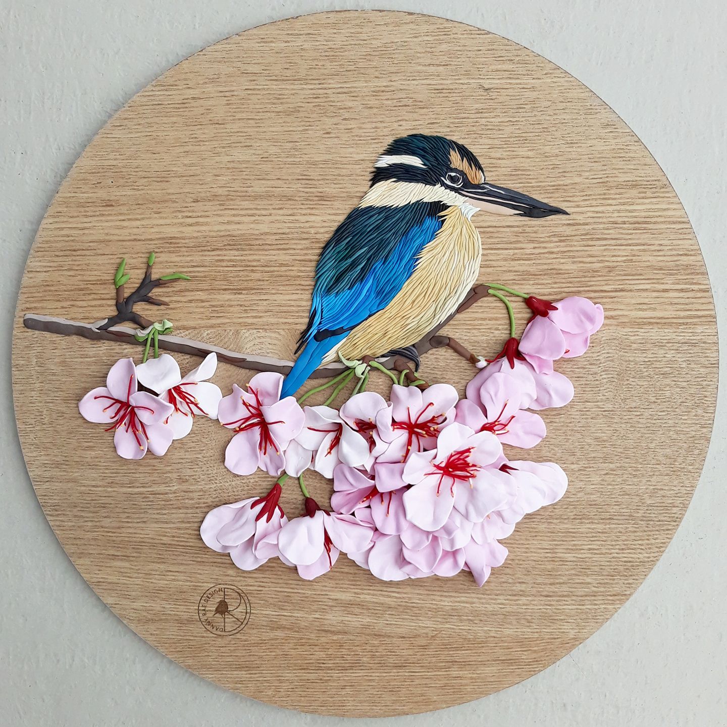 New Zealand Kingfisher on a blossom?... - Danny Rae Design | Facebook