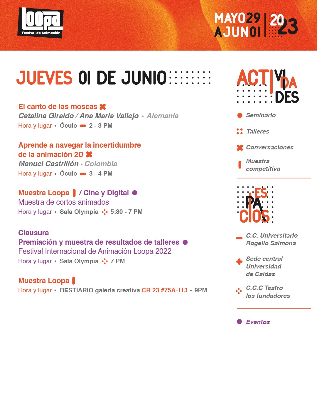 Festival de animación Loopa | Manizales