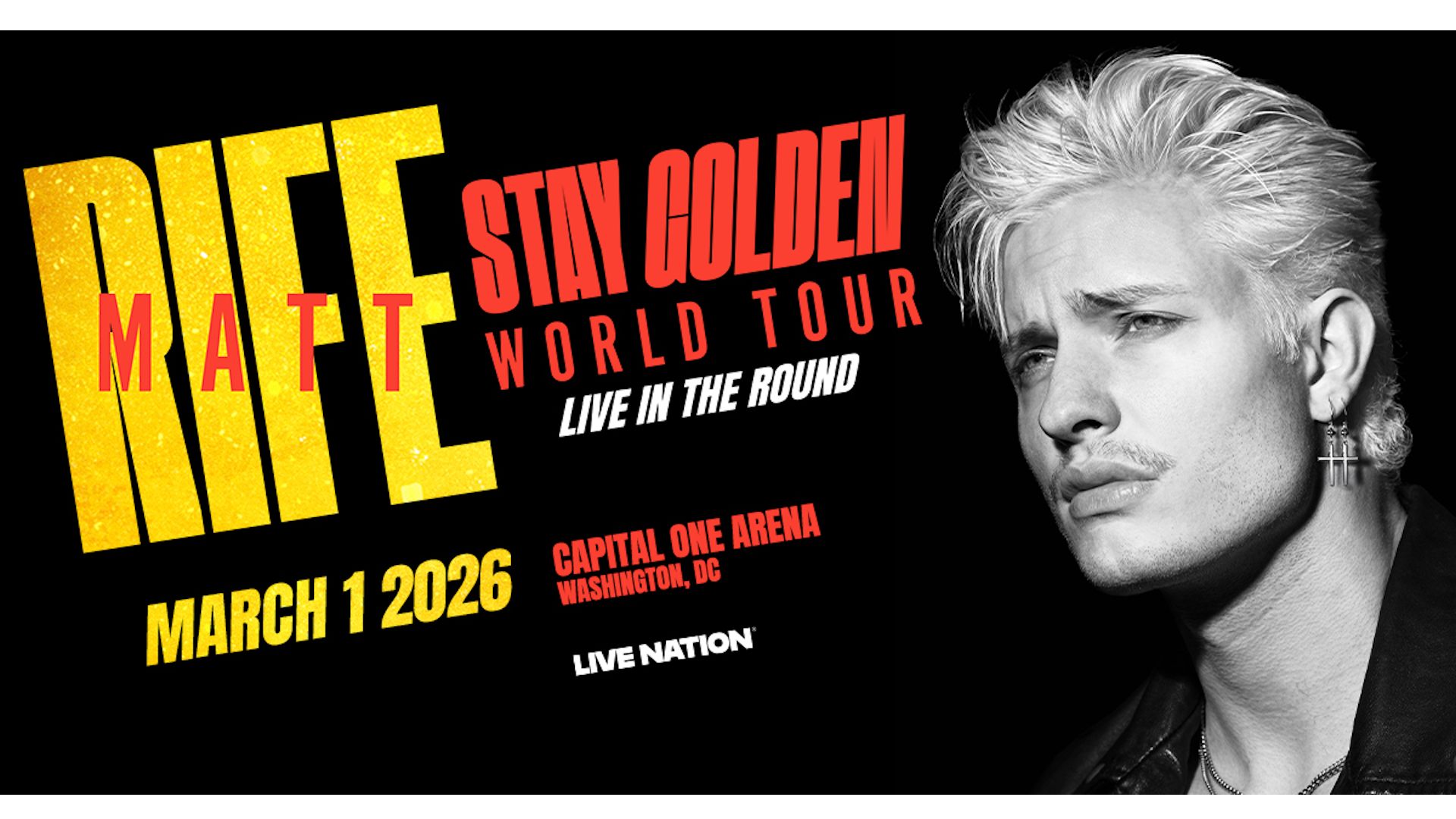 Mix 106.5 - Matt Rife is bringing his Stay Golden World... | Facebook