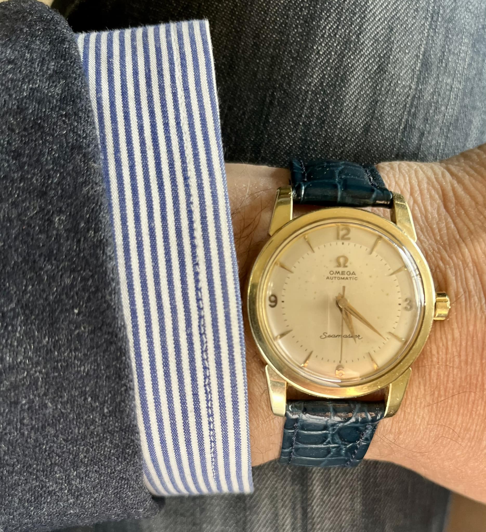 Watch of the Day: 1958 Omega Seamaster “Beefy Lug” Reference 2849