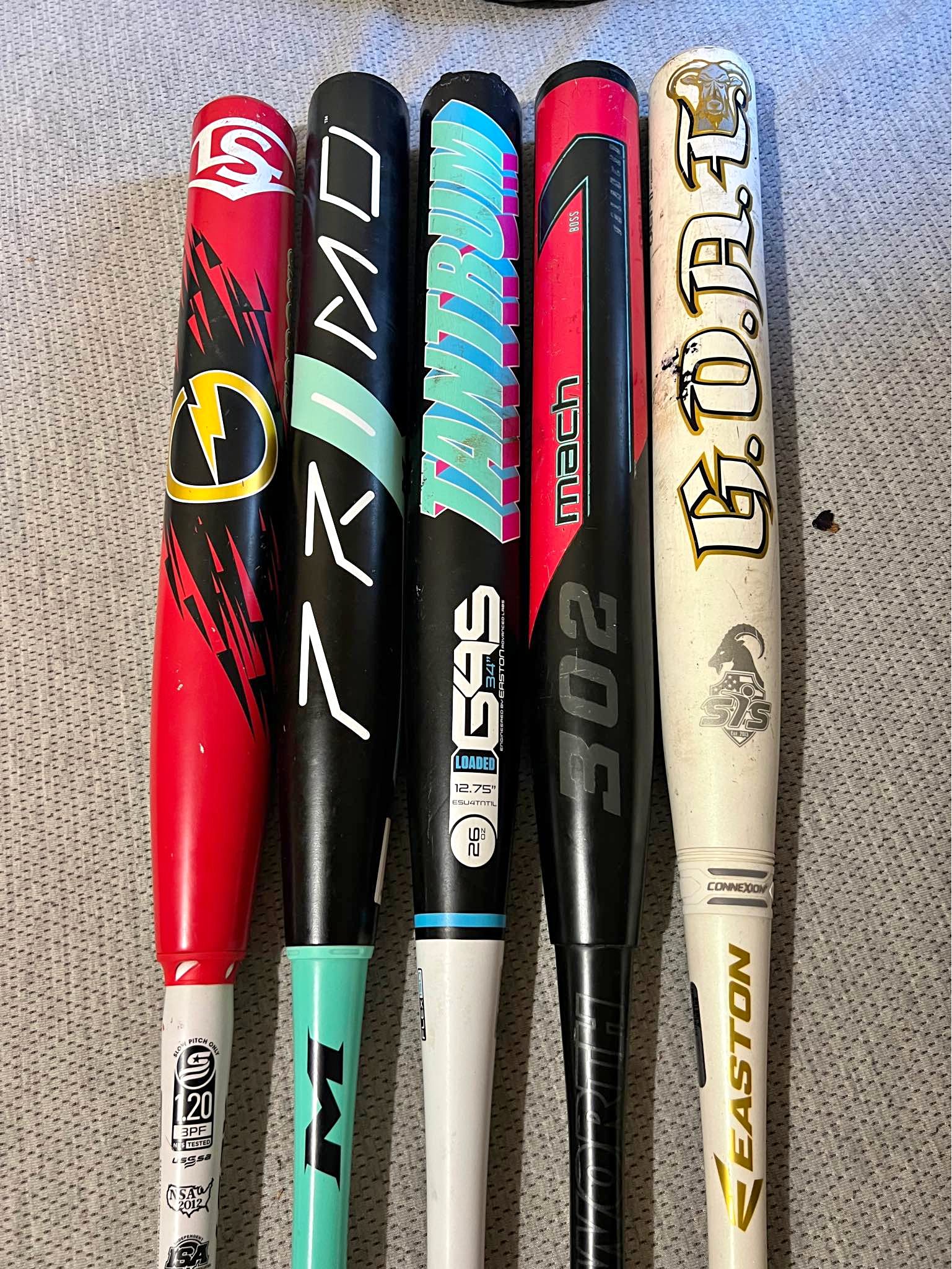 Softball bats - Sports & Outdoors - Victoria, British Columbia ...
