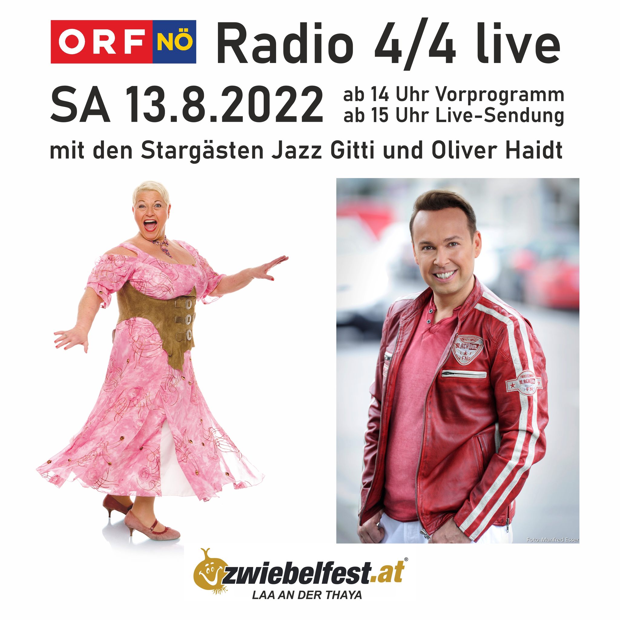 Radio 4/4 live vom Zwiebelfest
