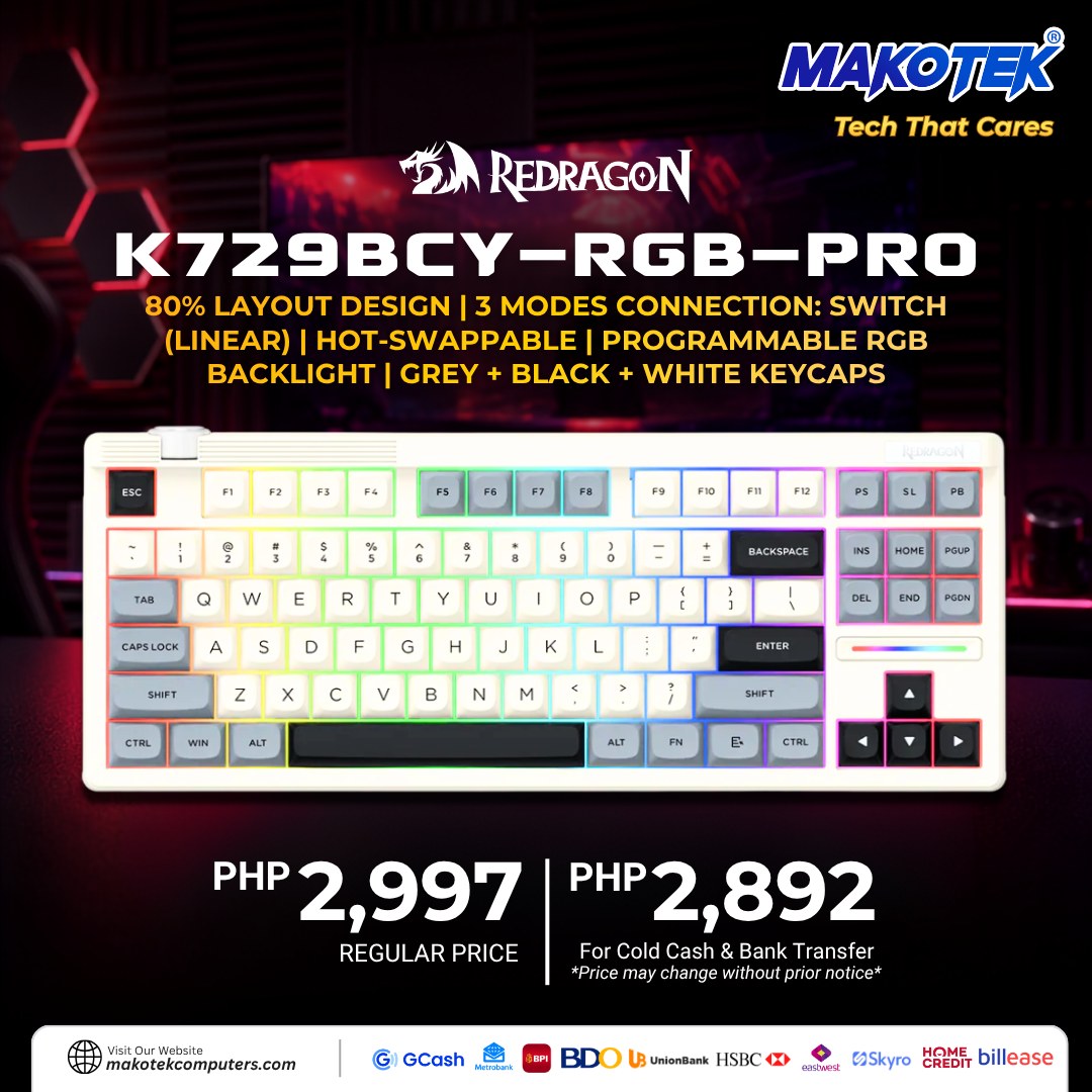 ⌨️🔥 LEVEL UP YOUR SETUP WITH REDRAGON! 🔥⌨️ Whether you're