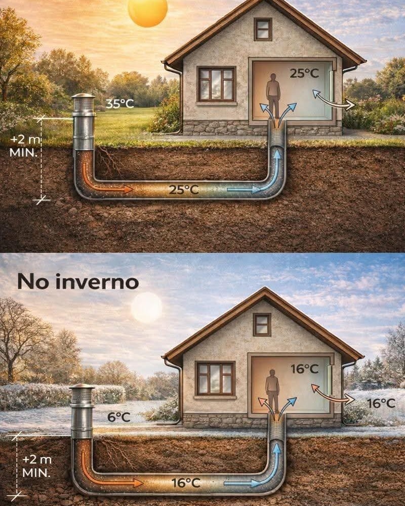 Civil Engineering Forum | Túnel de Ar Interrado para Conforto Natural ...