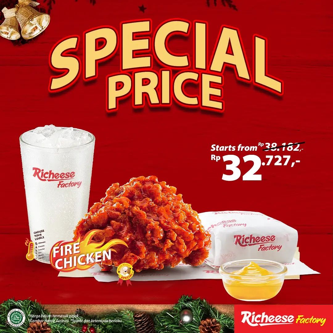 Richeese - SPECIAL PRICE WITH SPECIAL DRINK DISC 6K! Yuhuu Promo ...