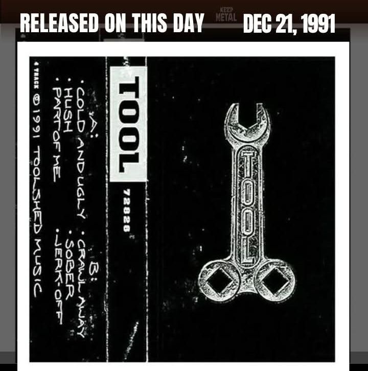 Tool's demo tape cassette 72826 released
