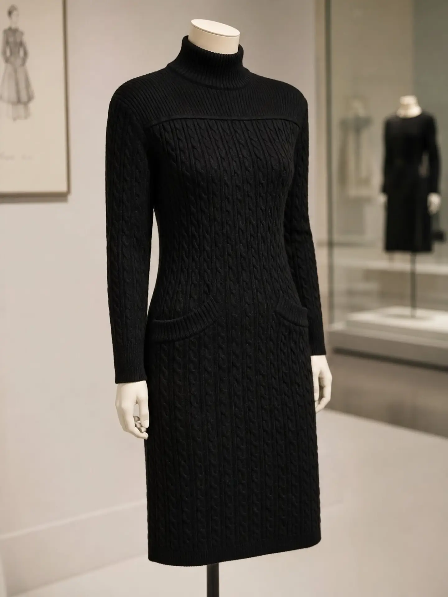 chanel black knit dress Yves Saint Laurent's modern take on Coco Chanel's little Farfetch