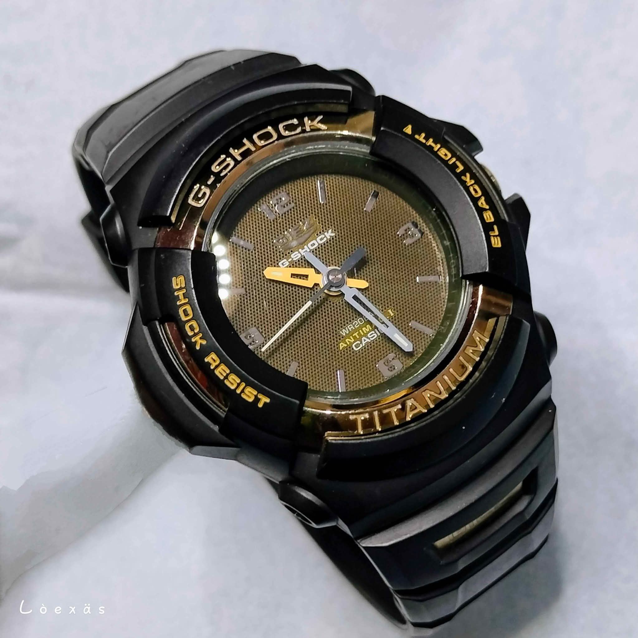 Casio G-shock GIEZ GS 500 Titanium Gold, All original parts 